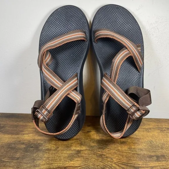 Chaco Z2 Vibram‎ Soles Men's Classic Brown Sport Hiking Sandals Size 13