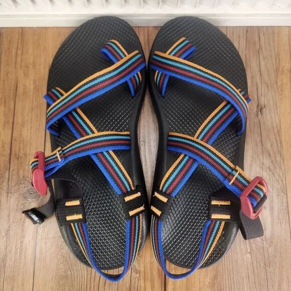 Chaco Z/2 Classic Scoop Nugget Mens Sz 11 Colorful Hiking Strappy Sandals Shoes