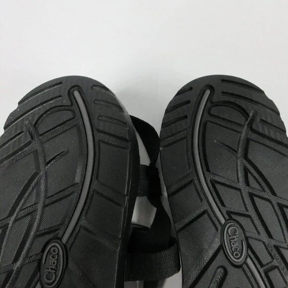 CHACO Z/Cloud Cushioned Sandal Womens Sz 12 Adjustable Durable All Black J107366
