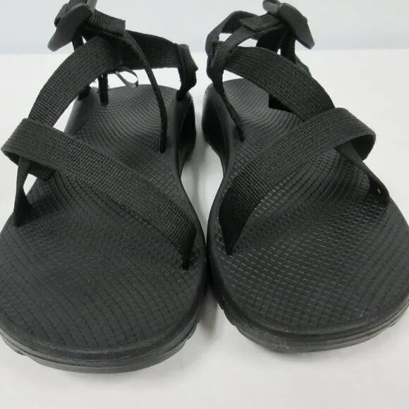 CHACO Z/Cloud Cushioned Sandal Womens Sz 12 Adjustable Durable All Black J107366