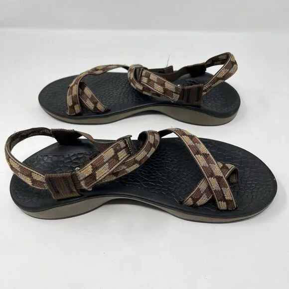 Chaco Z/Volv Classic Men's Sports Sandals Size Mens 11 Brown Non-Marking