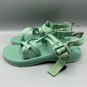 Chaco ZX 1 EcoTread Little Girl Kid US size 2 Green Hiking Sports Sandals