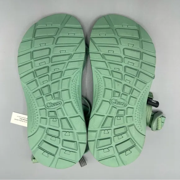 Chaco ZX 1 EcoTread Little Girl Kid US size 2 Green Hiking Sports Sandals