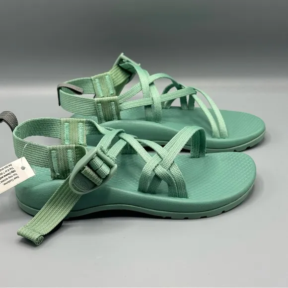 Chaco ZX 1 EcoTread Little Girl Kid US size 2 Green Hiking Sports Sandals