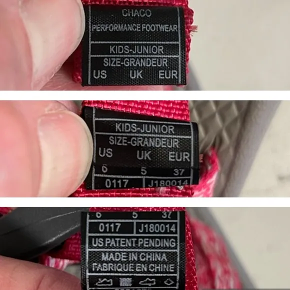 Chaco ZX1 Ecotread Sandal (Big Kid) Size 6 - Girls Rend Pink - Good Condition