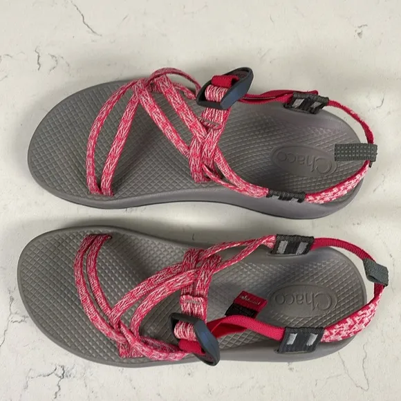 Chaco ZX1 Ecotread Sandal (Big Kid) Size 6 - Girls Rend Pink - Good Condition