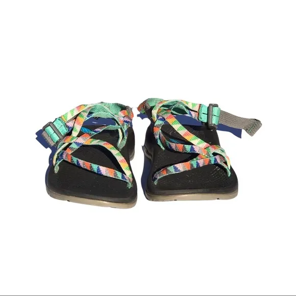 Chaco Zx/1 Ecotread Turquoise Open Toe Hiking Performance Sandals