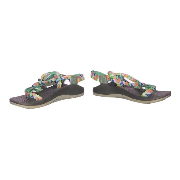 Chaco Zx/1 Ecotread Turquoise Open Toe Hiking Performance Sandals
