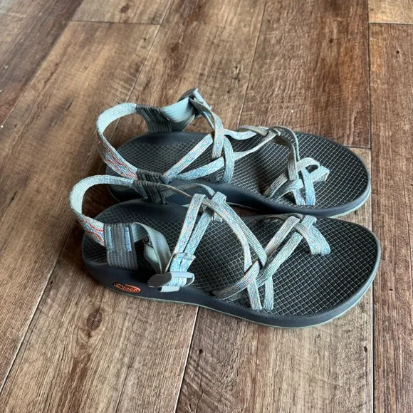 Chaco ZX/2 blue sport hiking water Strappy Sandals size 10