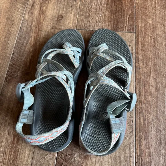 Chaco ZX/2 blue sport hiking water Strappy Sandals size 10