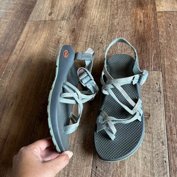 Chaco ZX/2 blue sport hiking water Strappy Sandals size 10