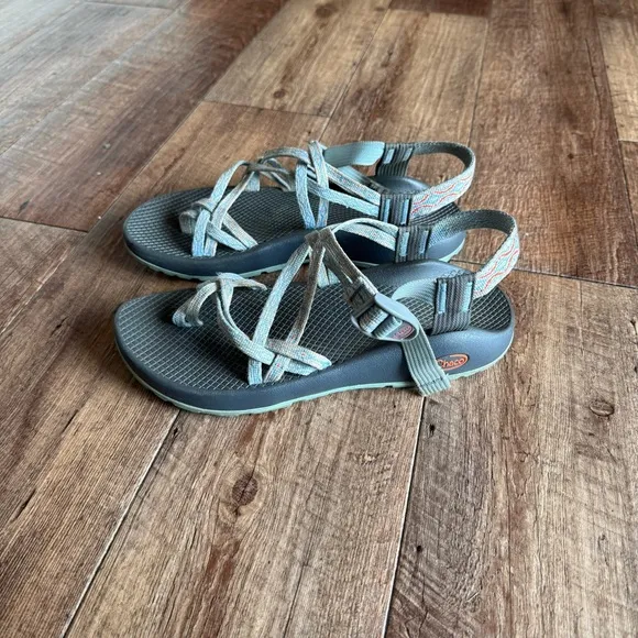 Chaco ZX/2 blue sport hiking water Strappy Sandals size 10