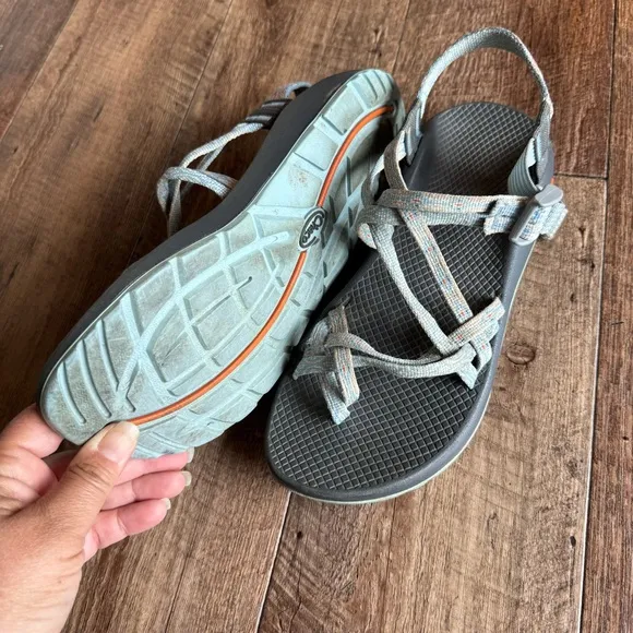 Chaco ZX/2 blue sport hiking water Strappy Sandals size 10