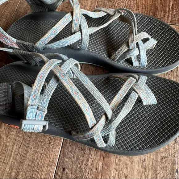 Chaco ZX/2 blue sport hiking water Strappy Sandals size 10