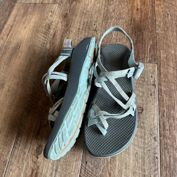 Chaco ZX/2 blue sport hiking water Strappy Sandals size 10