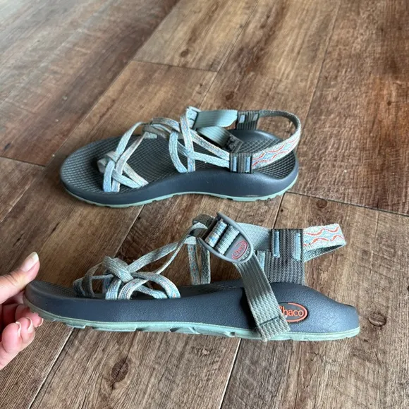 Chaco ZX/2 blue sport hiking water Strappy Sandals size 10