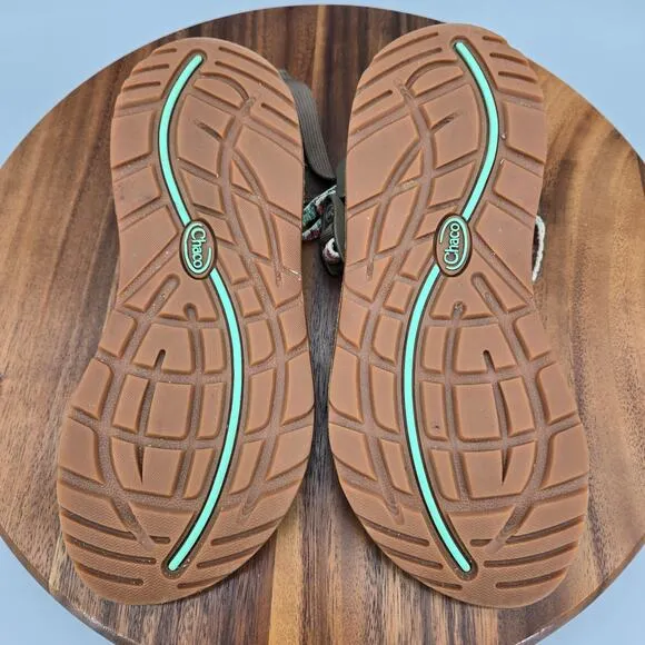 Chaco ZX/2 Sandals Women's 8 Pine Verde Adjustable Strappy Hiking Outdoor Beach
