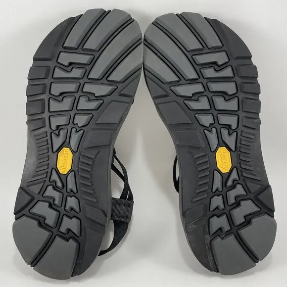 Chaco Zx2 Z x/2 Strappy Sandals Womens Size 10 Black Hiking Active Toe Loop