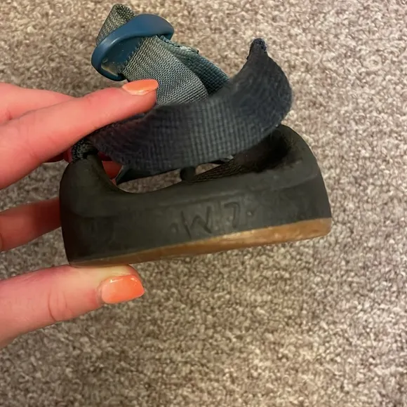 Chaco’s Zcloud Women’s Outerwear Hiking Sandals Size 7 Blue Black Aztec Pattern