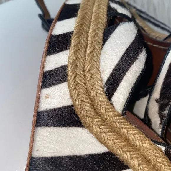 CHRISTIAN LOUBOUTIN “TIGRESSE' ZEBRA PRINTED PONYHAIR ESPADRILLE