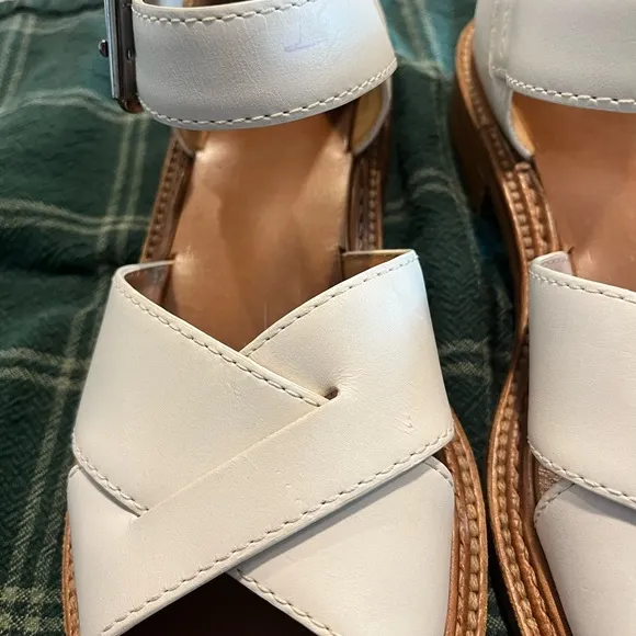 Church's Oriana Closed-Back Sandals, Off-White, EU37