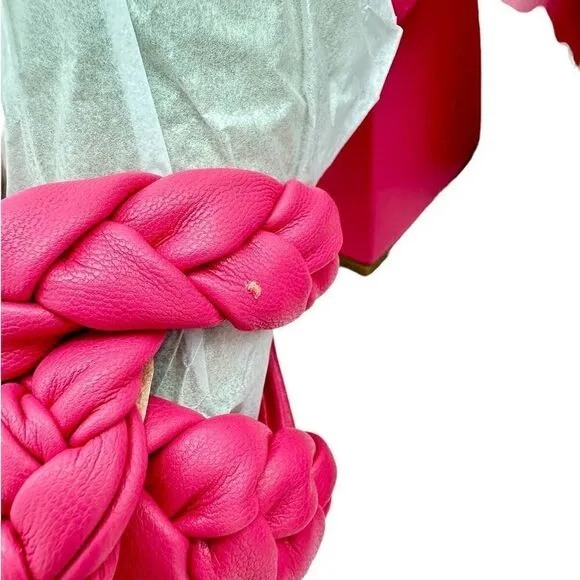 Circus NY by Sam‎ Edelman Mable Flamingo Pink Chunky Heels Women's SZ 7M