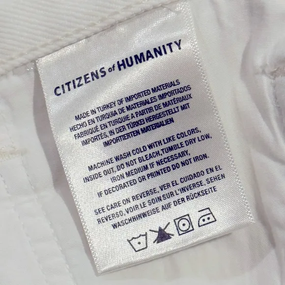 Citizens of Humanity Emery High Rise Relaxed Crop Jeans Moonstone NWT NEW 30