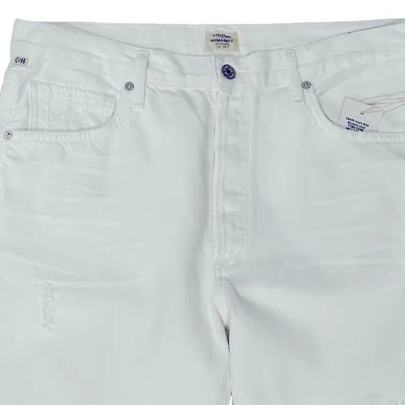 Citizens of Humanity Emery High Rise Relaxed Crop Jeans Moonstone NWT NEW 30