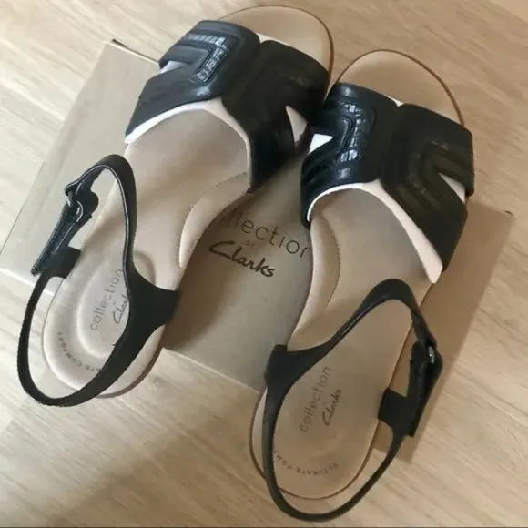 Clark's Ada Mist Ankle Strap Sandals Size 6.5 NIB   NWT