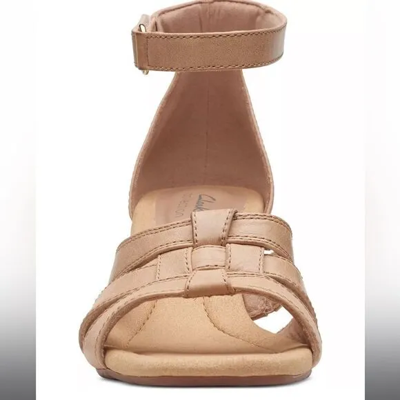 Clarks Kyara Joy Wedge Sandal 8.5 New in Box