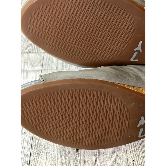 Clarks Sandals Collection Abigail Sing Blush Leather Cutout Wedge 9W Comfort