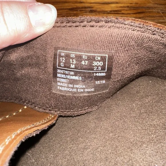 Clarks Slide Sandals Mens Size 13 Brown Malone Cross Summer Shoes Comfort NWOT!