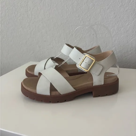 Clarks Women's Orinoco Strap Leather Sandals size 6.5