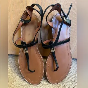 Coach Lydia leather sandals