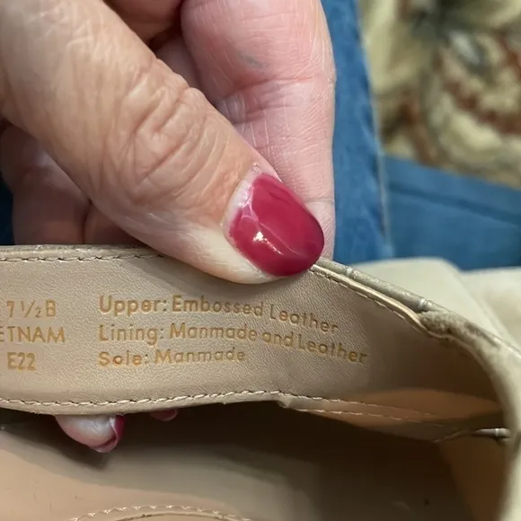 COLE HAAN April Suede Comfort Mule Sandals Size 7.5