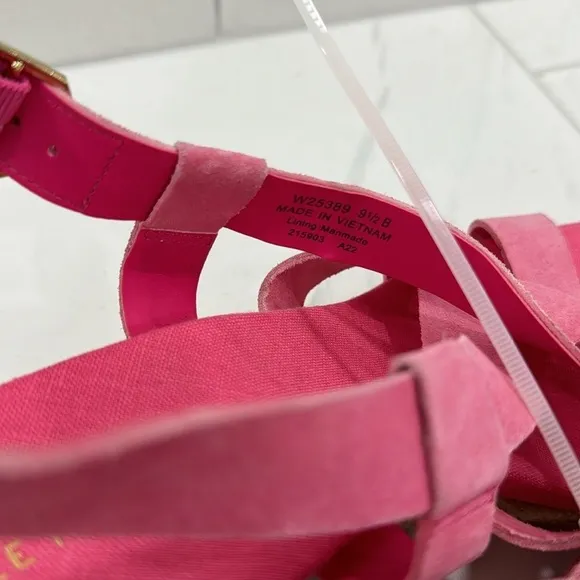 Cole Haan Fuchsia Crystal Wedge Sandal - Size 9.5