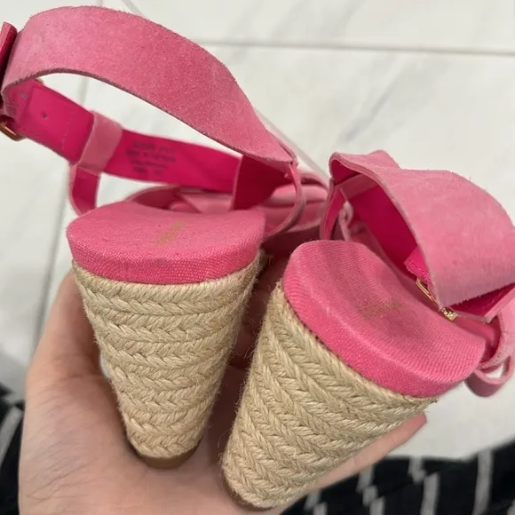 Cole Haan Fuchsia Crystal Wedge Sandal - Size 9.5
