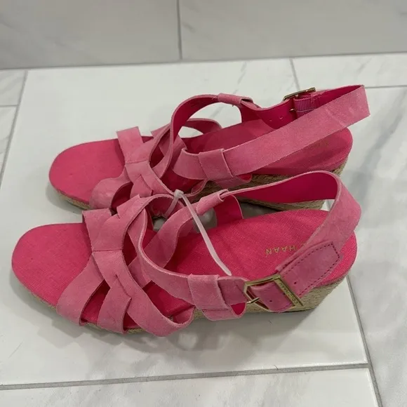 Cole Haan Fuchsia Crystal Wedge Sandal - Size 9.5