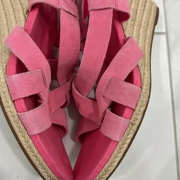 Cole Haan Fuchsia Crystal Wedge Sandal - Size 9.5