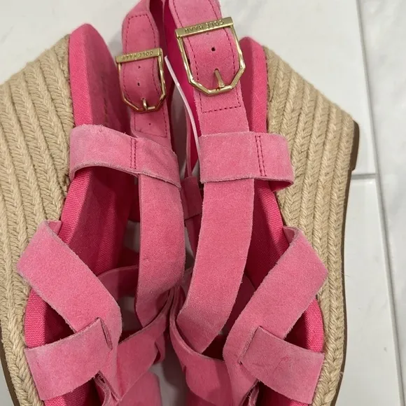 Cole Haan Fuchsia Crystal Wedge Sandal - Size 9.5