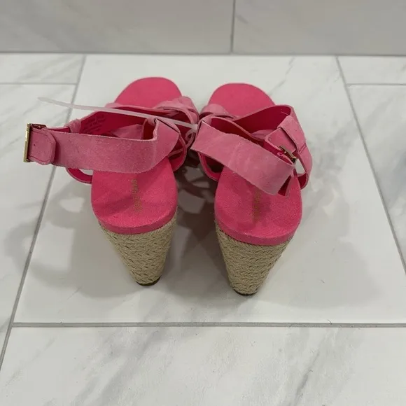 Cole Haan Fuchsia Crystal Wedge Sandal - Size 9.5
