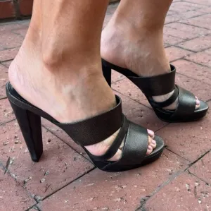 Cole Haan Nike Air Platform Heels Sandals Size 7
