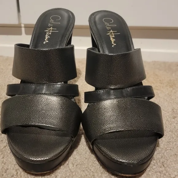 Cole Haan Nike Air Platform Heels Sandals Size 7