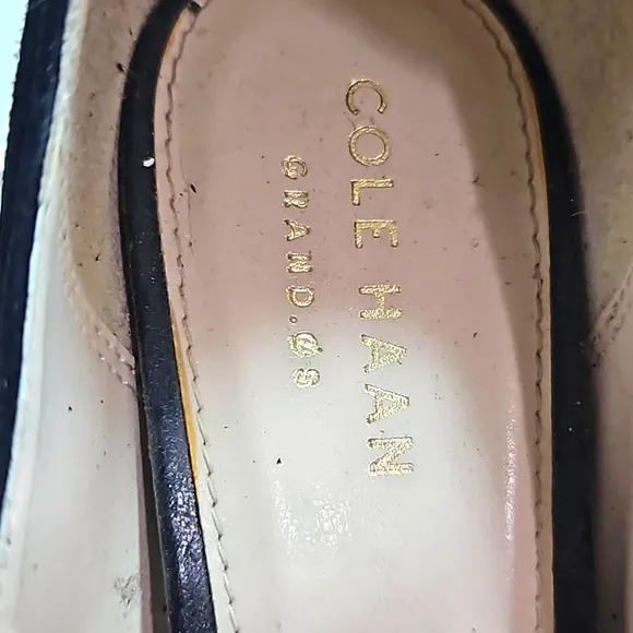 Cole Haan Womens Black Suede Heels Sz 6