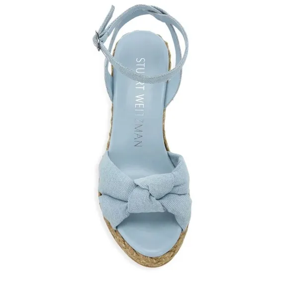 COPY - Stuart Weitzman Blue Espadrille SandalsNew without box