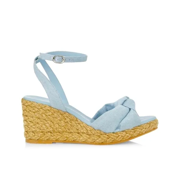 COPY - Stuart Weitzman Blue Espadrille SandalsNew without box