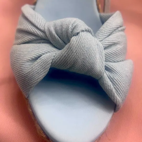 COPY - Stuart Weitzman Blue Espadrille SandalsNew without box