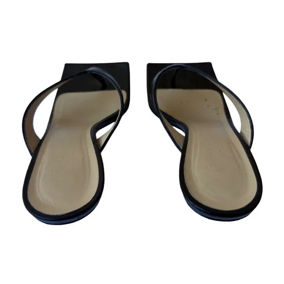 Croc Embossed Kitten Heel Sandals