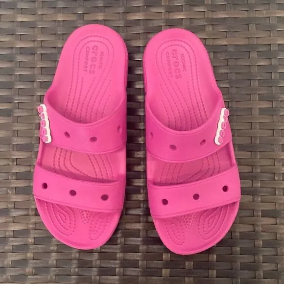 Croc sandals, women’s size 8