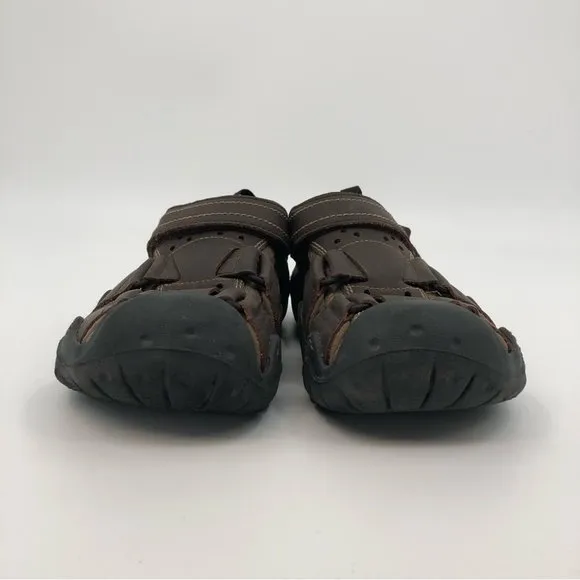CROCS Brown Leather Sandals | Comfort for Every Step